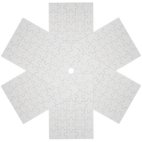 12 Teile Sublimations Transfer Puzzle Bastelbögen