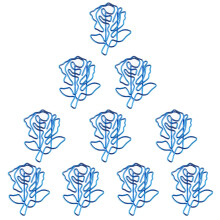 10 Stück Empfindliche Büroklammern Blume Klein Und Praktisch Büro