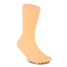 Fußmodell Zur Aufbewahrung Von Und Schuhen Beige