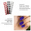 Fake Nail Tips Lavendel 72 Sargform 9