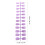Fake Nail Tips Lavendel 72 Sargform 6