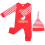 2 Weihnachten Strampler Santa Langarm Overalls 2