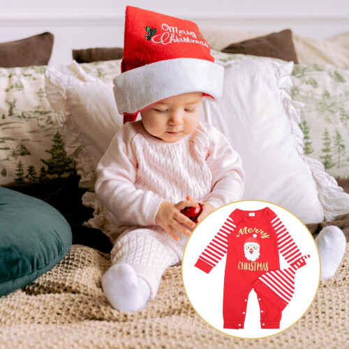 2 Weihnachten Strampler Santa Langarm Overalls 2