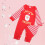 2 Weihnachten Strampler Santa Langarm Overalls 8