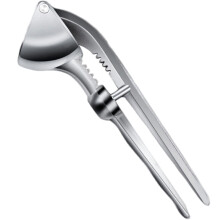 Ergonomischer Knoblauchpresse Silber Handküchenhelfer 1