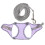 Set Katzenleine Weste Seil Polyester 8