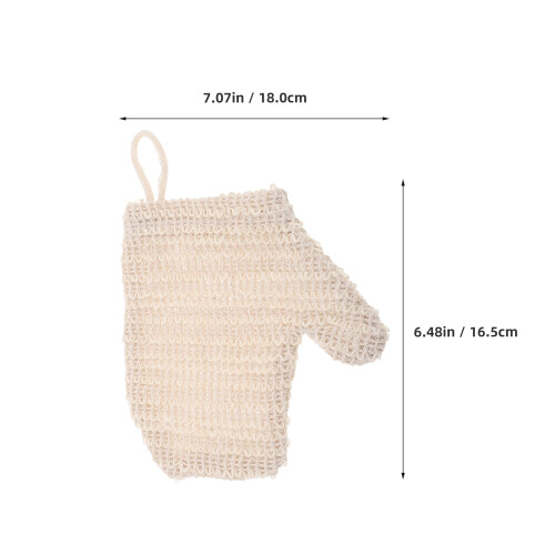 2Stk. Duschhandschuh, Wiederverwendbar, Peeling, Badeschwamm-Handschuh 1