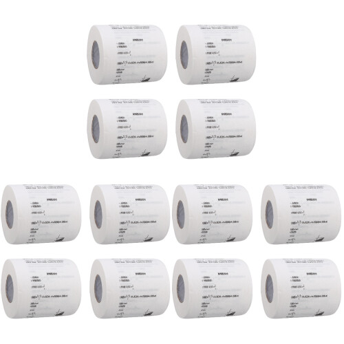 12 Toiletpapier Met Chemische Formule 1