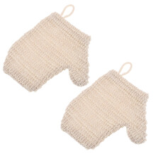 2Stk. Duschhandschuh, Wiederverwendbar, Peeling, Badeschwamm-Handschuh