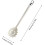 Silicone Pasta Fork Spaghetti Strainer Serving Spatula White 7.4x32.5cm Dumpling Tool Kitchen Utensil Multi Function 5