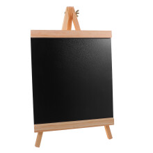 Stehender Tischsteherr Aus Holz Schwarz 1 Set Für Kreidetafel-