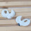 1 Paar Essstäbchenhalter Weiß Keramik 3