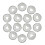 20St Loseblatt Ringteile Hohle Dehnringe 8