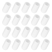 20 Stk Drumstick Tips Silikon Übematte Weiß