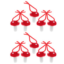 10Teile Filz Pilze Kinderspielzeug Wollfilz Geschenk Weihnachtsbaum