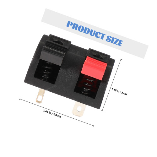 4St Terminal Connector Speaker Kabel Clips in Diverse Kleuren 1