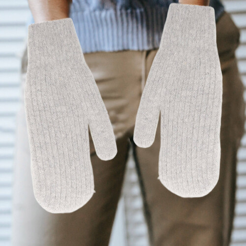 1 Paar Wollhandschuhe Plüsch Vollfinger 2