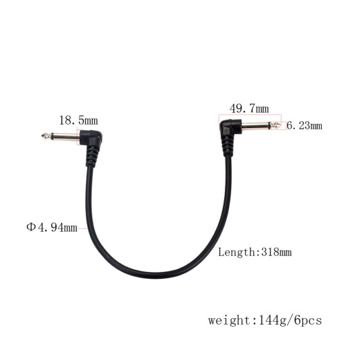 6 Stk. Gitarrenkabel Pedal Patchkabel Gitarrenpedal Patchkabel 2