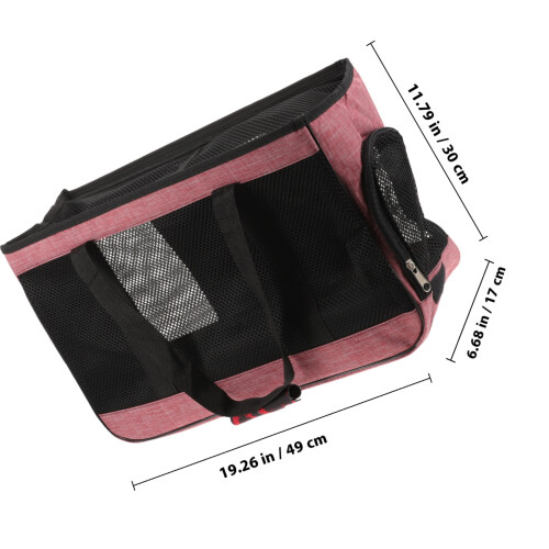 Pet Out Bag Oxford Rosa Rucksack 1