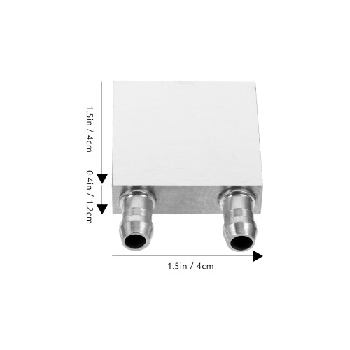 Cpu Wasserkühlblock Kühlkörper System Aluminium 1