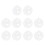 10pcs Clear Fillable Plastic Baubles For Diy Crafts 1