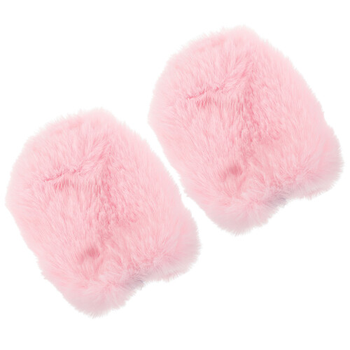 Furry Mikrofon Windschutz Plüsch 2er Set Pink