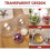10pcs Clear Fillable Plastic Baubles For Diy Crafts 8