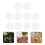 10pcs Clear Fillable Plastic Baubles For Diy Crafts 10