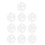 10pcs Clear Fillable Plastic Baubles For Diy Crafts 9