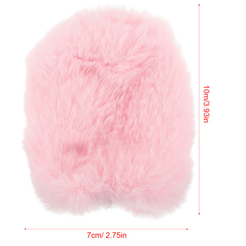 Furry Mikrofon Windschutz Plüsch 2er Set Pink 2