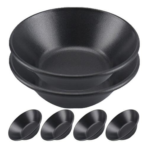 Guangmc 6 Antihaft Stahl Pudding Pie Förmchen Backformen
