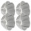 Cake-Backformen Muffin-Förmchen Blumenform 4 9