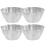 Cake-Backformen Muffin-Förmchen Blumenform 4 6