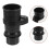 1Pack Auto Becherhalter Expander ABS Schwarz Runde Basis 7