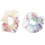 2Stk Ponytail Holder Haargummi Elastische Scrunchies 1