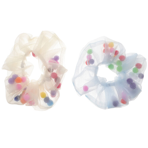 2Stk Ponytail Holder Haargummi Elastische Scrunchies