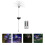 Mit Fernbedienung Lichtmast Kunststoff 7