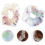 2Stk Ponytail Holder Haargummi Elastische Scrunchies 3