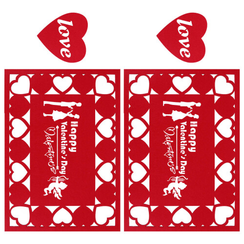 Set Untersetzer Tischset Dekoratives Tablett Aus Vliesstoff 2