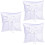 3teiliges Hochzeitsringkissen Set 6
