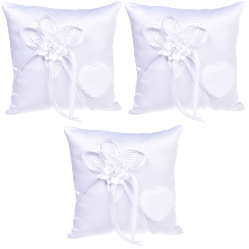 3teiliges Hochzeitsringkissen Set 2