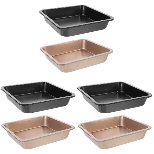 6 Kuchen-Toastplatten Backen Küchenbehälter 1