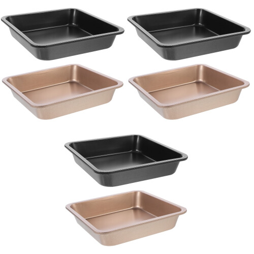 6 Kuchen-Toastplatten Backen Küchenbehälter 2