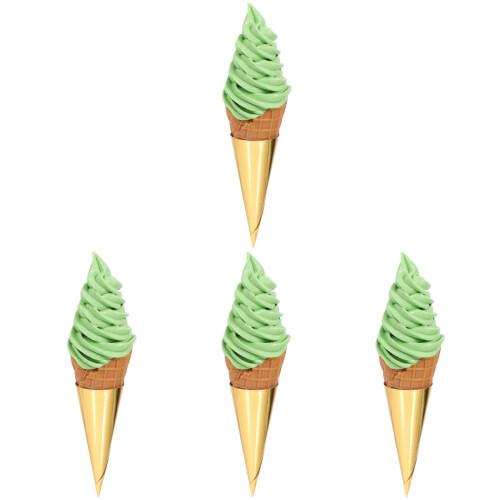 4Stk Simulation Eissortiment Dropshipping Zubehör Kinder PVC 1