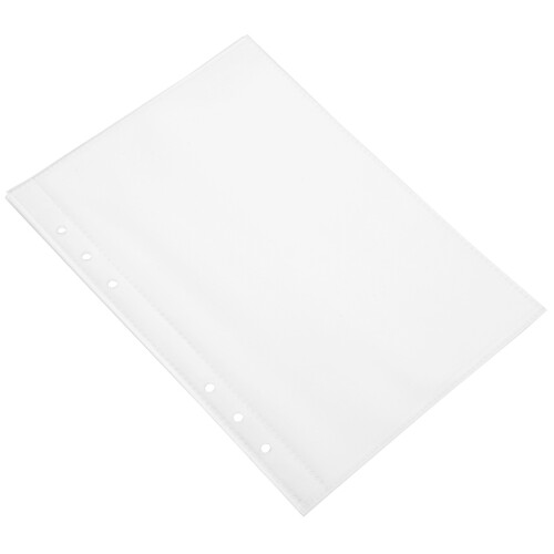 80 Loseblatt-Ablagehüllen Wiederverwendbare Ringbuch-Einlagen