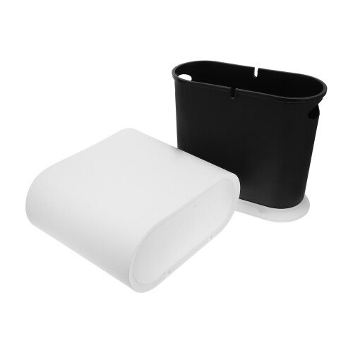 Müllbehälter Büro 32,5x30x14,5 Cm Weiß