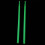 2St Nylon Leuchtende Drumsticks Leuchtend Grün 5