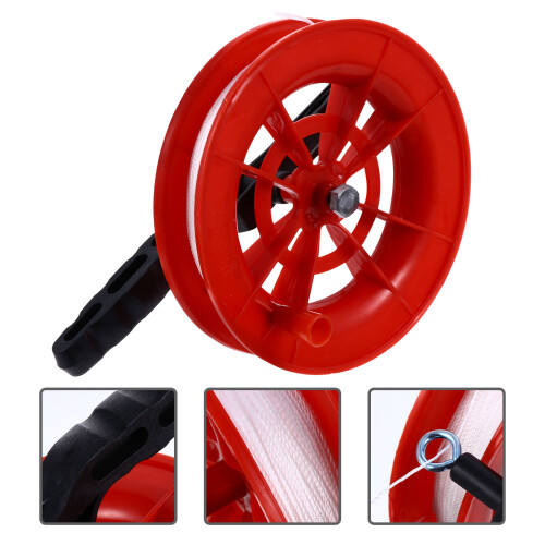 2 . Hand Kite Spulenwickler Griff Für Rad Rot 2