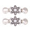 4Stk Silber Kleidung Schal Clip Für Damen Elegant 9