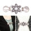 4Stk Silber Kleidung Schal Clip Für Damen Elegant 6